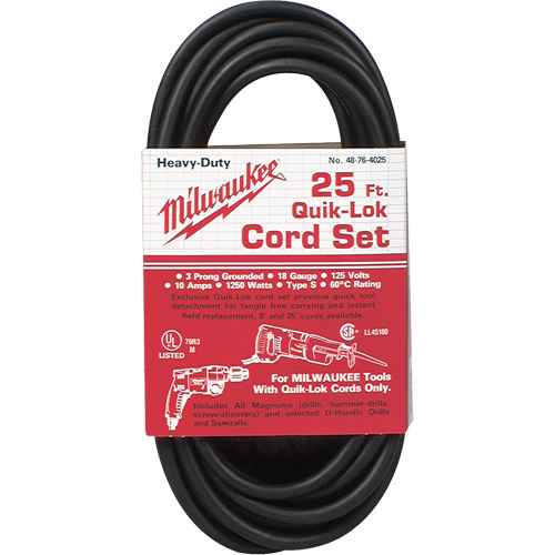 [TE498] Cordon 3 fils 25' Quik-Lok(MD) (TE498)
