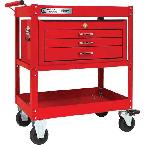 PRO+ Series Heavy-Duty Utility Cart with Intermediate Chest (TER131)