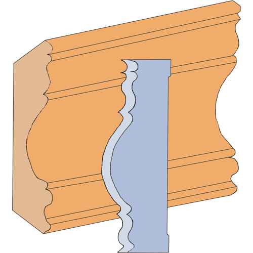 [TEX097] Large Cove Moulding Cutter Set (TEX097)