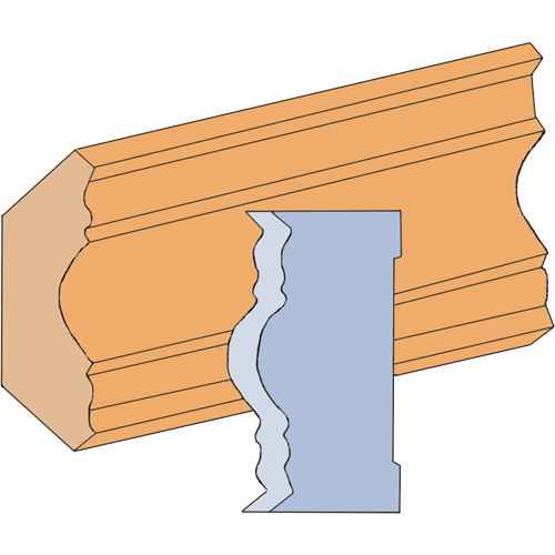 [TEX098] Fancy Cove Moulding Cutter Set (TEX098)