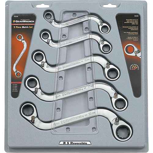 [TGZ834] "S" Reversible Wrench Set - 5 Pieces (TGZ834)