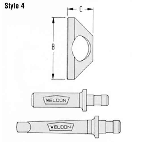 [THZ929] EBARDOIR 90 DEG.,MIN:1 1/16MAX:2 (THZ929)