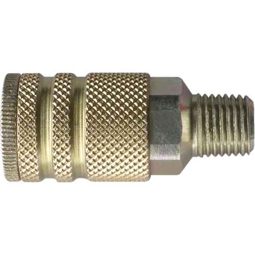 [TLV348] Quick Couplers - 1/4" Industrial, One Way Shut-Off - Manual Couplers (TLV348)