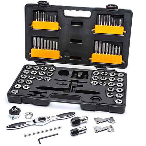 SAE/Metric Ratcheting Tap & Die Set (TLV420)
