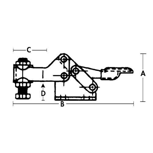 [TN062] Brides de fixation horizontale - Série 205 (TN062)
