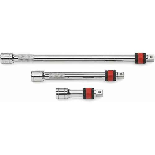[TOB591] 3-Piece 1/4" Drive Locking Extension Set (TOB591)