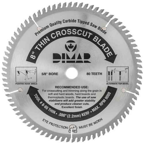 [TRW138] Industrial Saw Blade - Crosscut Thin Kerf (TRW138)