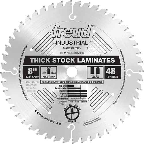[TT729] Lames de scie industrielle pour panneaux de particules (TT729)