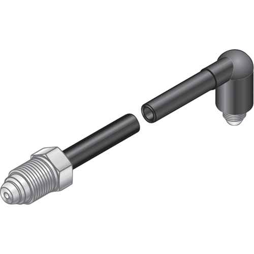 [TTT888] TUYAU GAZ,5/8-18 RACCORD RH-96", NOIR (TTT888)