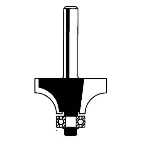 [TW576] Freud Router Bit - Rounding Over Bit (TW576)