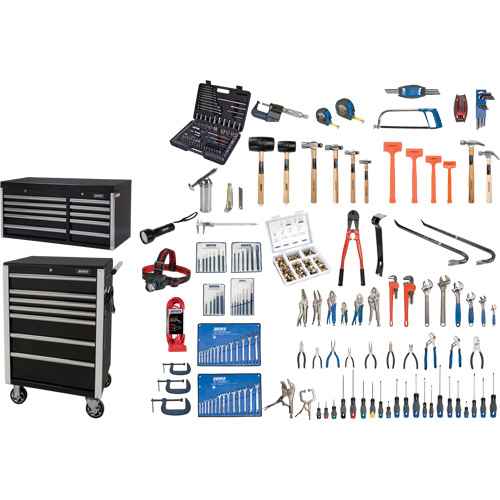 [TYO941] Ensemble d'outils ultime avec coffre en acier et chariot (TYO941)