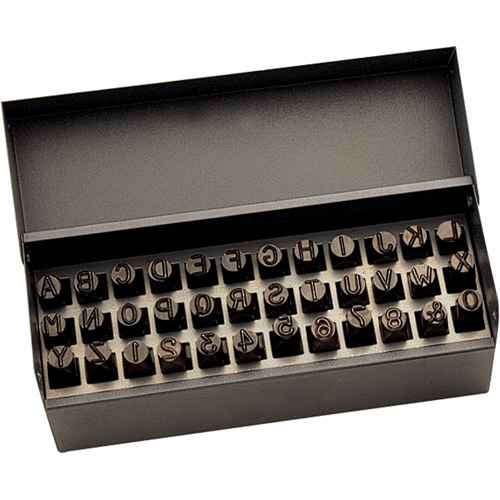 [TYP567] Letter & Number Hand Stamp Set (TYP567)