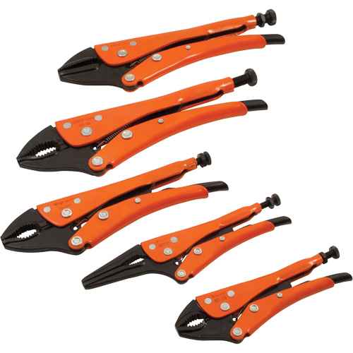 [TYR832] Straight Curved & Long Nose Locking Pliers Set (TYR832)