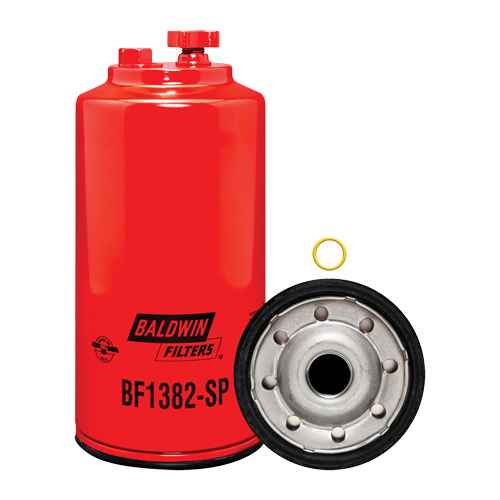 [TYY215] BF1382-SP Filtre à carburant séparateur d'eau à visser avec drain & orifice pour capteur (TYY215)