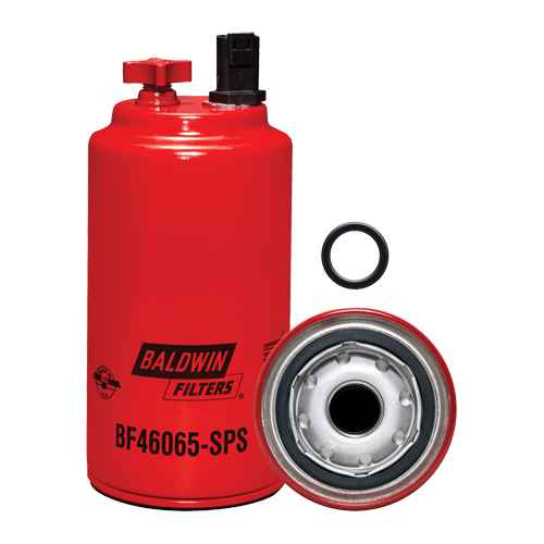[TYY218] BF46065-SPS Filtre à carburant séparateur d'eau à visser avec drain, orifice pour capteur et capteur réutilisable (TYY218)