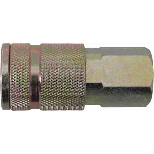 [TZ144] Quick Couplers - 3/8" Industrial, One Way Shut-Off - Manual Couplers (TZ144)