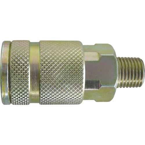 [TZ149] Quick Couplers - 3/8" Industrial, One Way Shut-Off - Manual Couplers (TZ149)