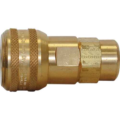 [TZ165] Quick Couplers - 1/2" Industrial, One Way Shut-Off - Automatic Couplers (TZ165)