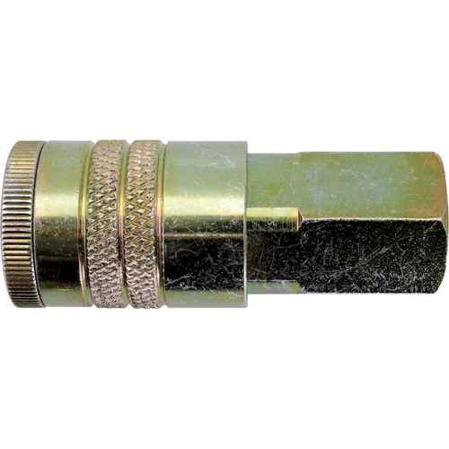 [TZ176] Quick Couplers - 1/2" Industrial, One Way Shut-Off - Manual Couplers (TZ176)