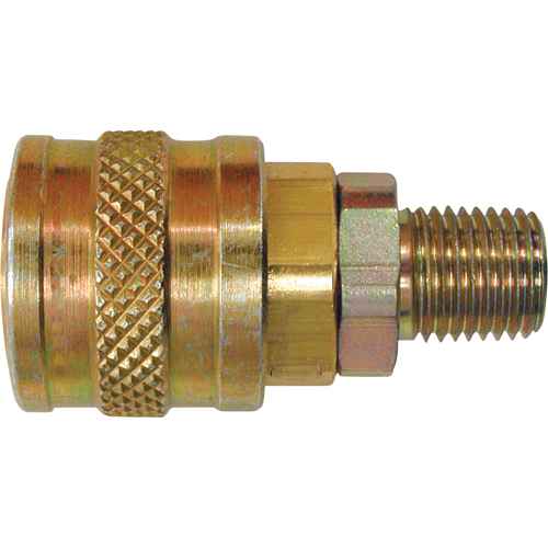 Quick Couplers - 1/4" Industrial, One Way Shut-Off - Automatic Couplers (TZ185)