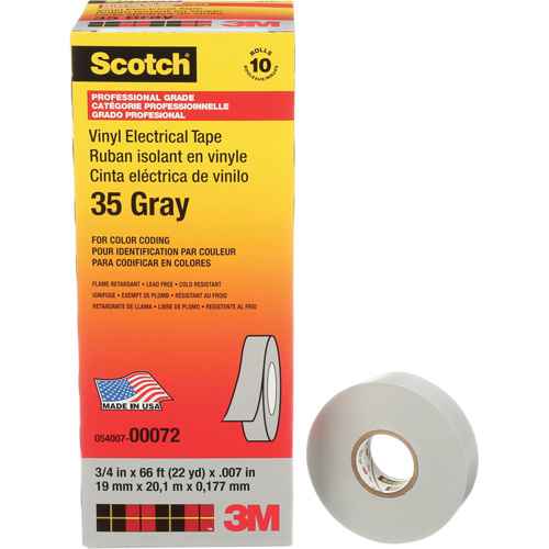 [UAE336] Ruban isolant en vinyle pour codification par couleur Scotch(MD) (UAE336)