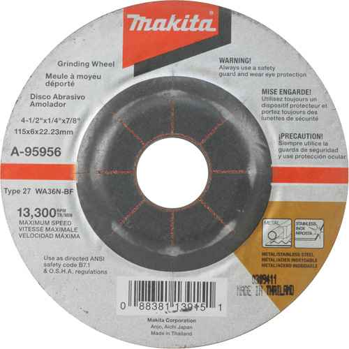 INOX Grinding Wheel (UAF011)