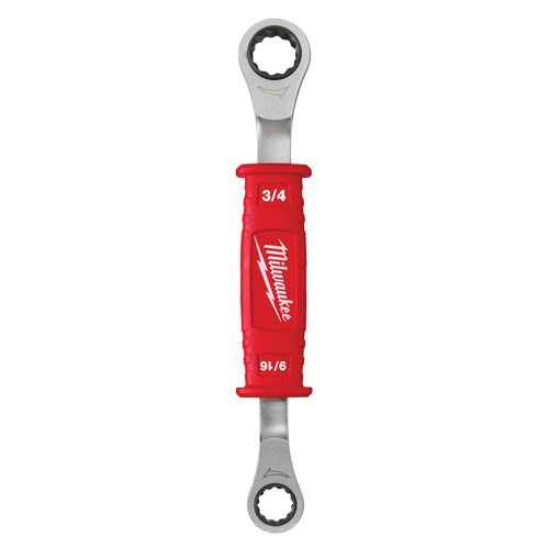Lineman's 2-in-1 Insulated Ratcheting Box Wrench (UAF945)