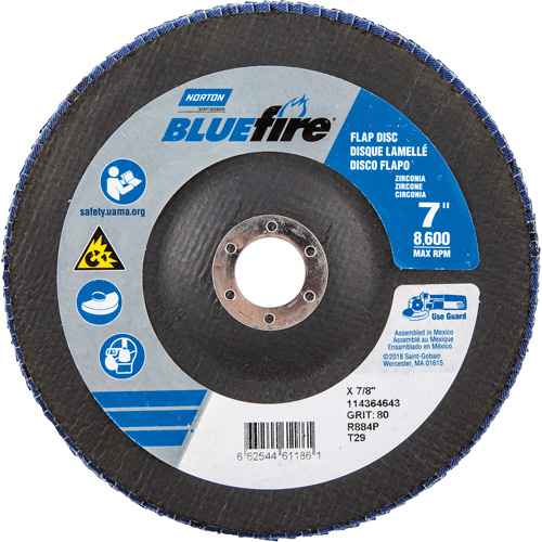 [UAJ185] BlueFire™ R884P Coarse Grit Flap Disc (UAJ185)
