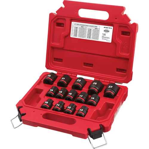 [UAK808] Jeu de douilles métriques à 6 pans Shockwave(MC) Impact Duty(MC) (UAK808)