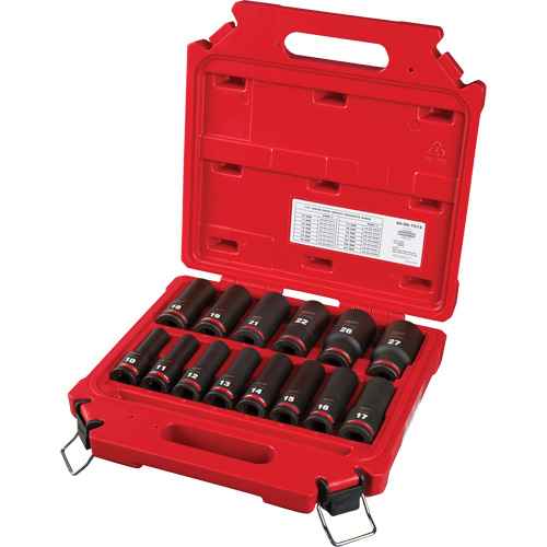 [UAK809] Jeu de douilles métriques à 6 pans Shockwave(MC) Impact Duty(MC) (UAK809)