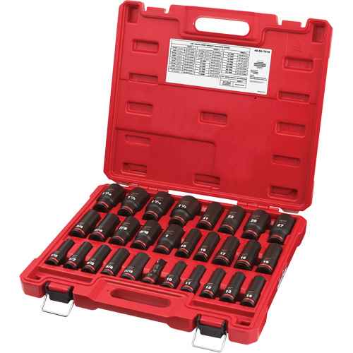Shockwave™ Impact Duty™ SAE & Metric 6 Point Socket Set (UAK811)