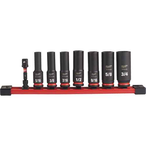 [UAK818] Jeu de douilles SAE à 6 pans Shockwave(MC) Impact Duty(MC) (UAK818)