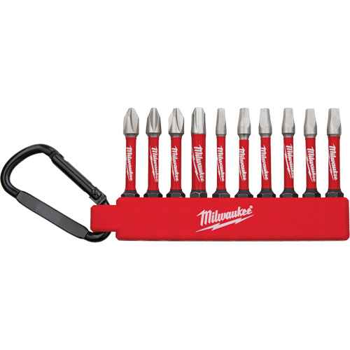 [UAL044] Jeu d’embouts Phillips et carrés pour tournevis à chocs Shockwave(MC) (UAL044)