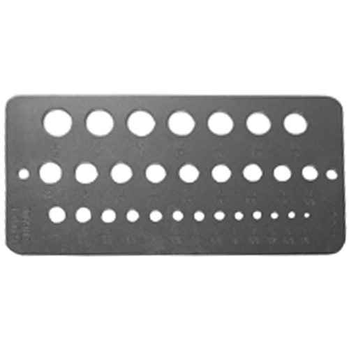 [UAP203] Drillco® Fractional Sizes Drill Gauge (UAP203)