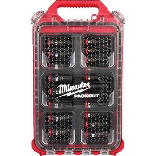 [UAV593] Jeu de douilles profondes métriques 3/8" Shockwave Impact Duty(MC) Packout(MC) (UAV593)