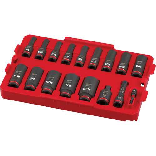 [UAV599] Jeu de douilles profondes 3/8" Shockwave Impact Duty(MC) Packout(MC) (UAV599)