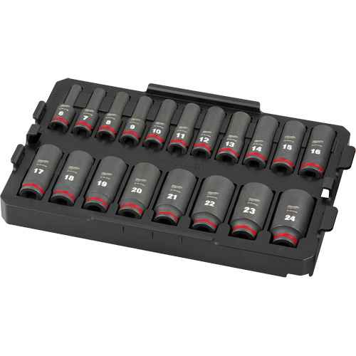 [UAV600] Jeu de douilles profondes 3/8" Shockwave Impact Duty(MC) Packout(MC) (UAV600)