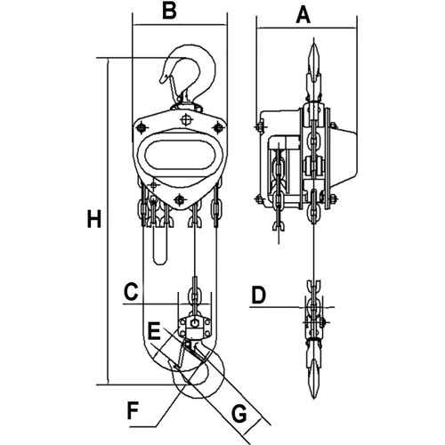 [UAW087] KCH Series Chain Hoists (UAW087)