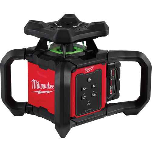 Ensemble de niveau rotatif au laser intérieur vert M18(MC) avec télécommande/récepteur & support mural (UAW813)