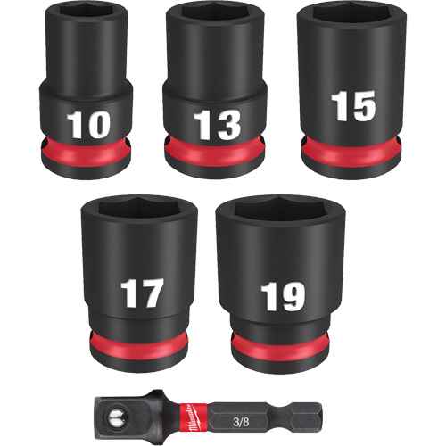 [UAW823] Jeu de douilles métriques à 6 pans Shockwave Impact Duty(MC) (UAW823)