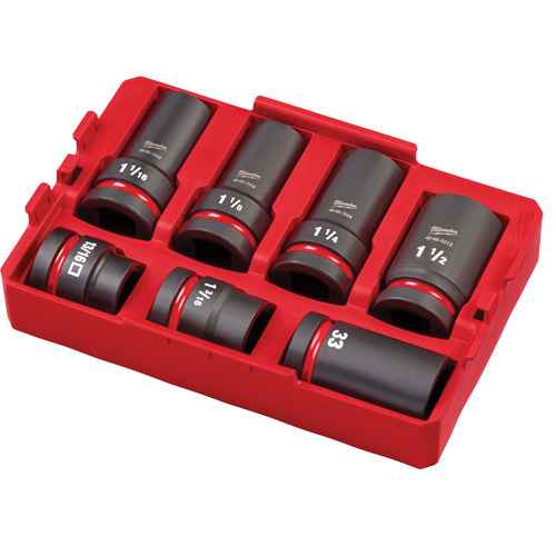 [UAW824] Packout™ Shockwave Impact Duty™ Metric & SAE Wheel Service Socket Set (UAW824)