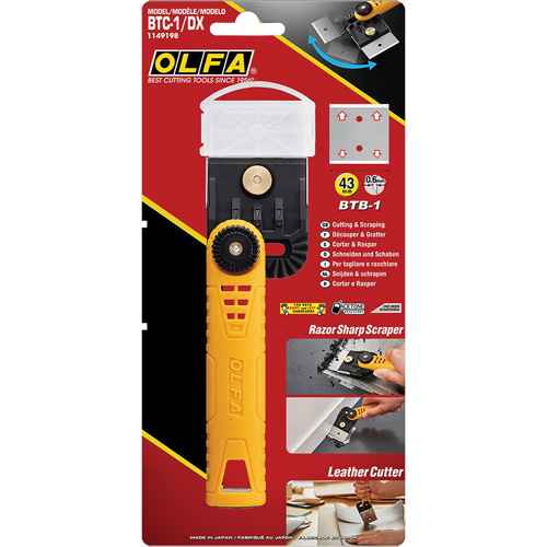 [UAW875] Grattoir BTC-1/DX d'usage multiple avec tête ajustable (UAW875)
