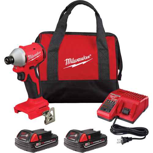 [UAW911] M18™ Compact Brushless 3-Speed Hex Impact Driver Kit (UAW911)