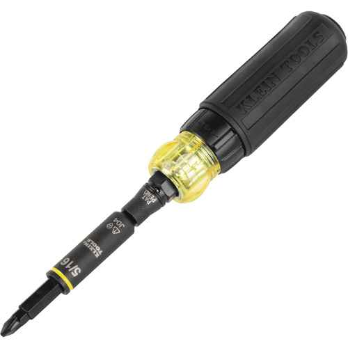 [UAX531] Tournevis antichocs à rochet 11-en-1 & tourne-écrou (UAX531)