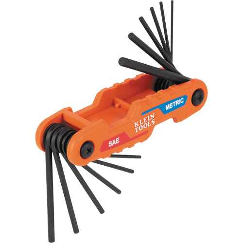Jeu de clés hexagonales pliant et compact (UAX550)