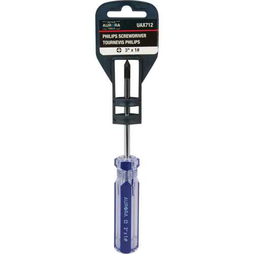 [UAX712] Blue Transparent Striped Philips Screwdriver (UAX712)