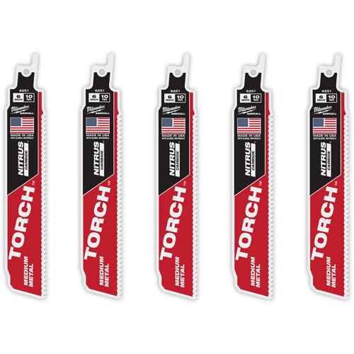TORCH™ 5-Pack with NITRUS CARBIDE™ Teeth for Medium Metal (UAX819)