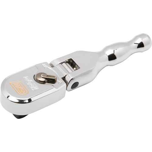 [UAX864] Rochet court à tête flexible chromée entièrement polie en goutte 120XP(MC) (UAX864)