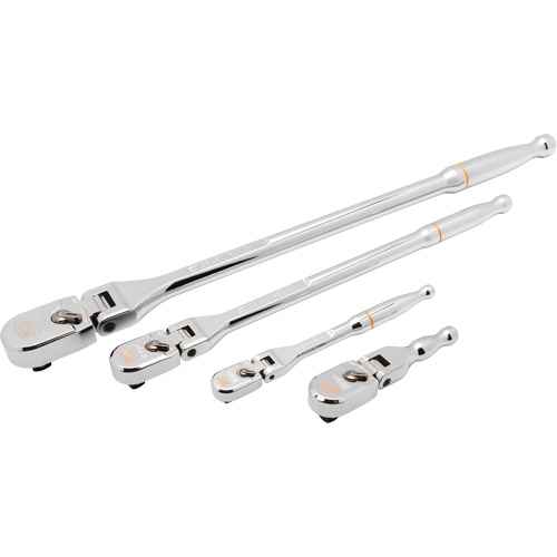 [UAX866] Ensemble de rochet à tête en goutte et manche entièrement poli avec prises 1/4", 3/8" & 1/2" 120XP(MC) (UAX866)
