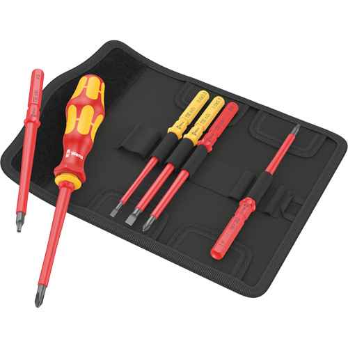 [UAX974] Kraftform Kompakt VDE 7 Imperial Bit-Holding Screwdriver & Blades (UAX974)